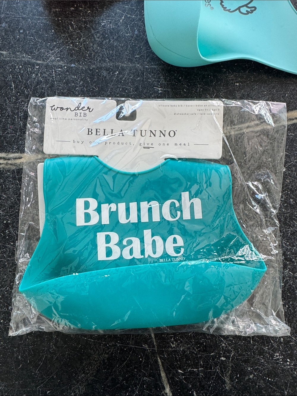 Bella Tunno Brunch Babe Silicone Bib - Teal
